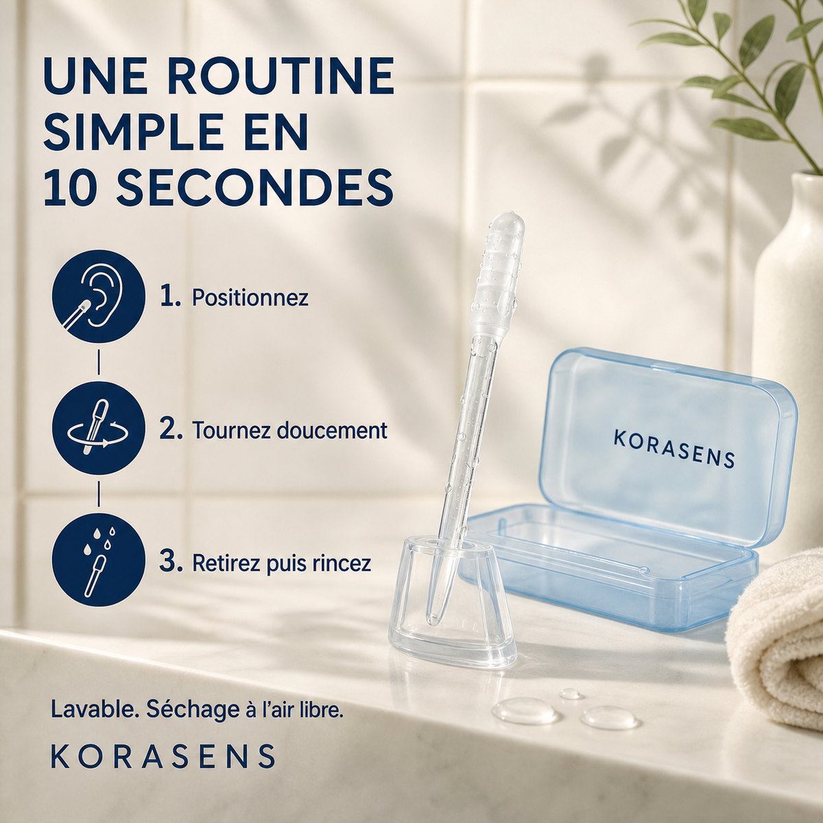 Korasens — Routine simple en 10 secondes